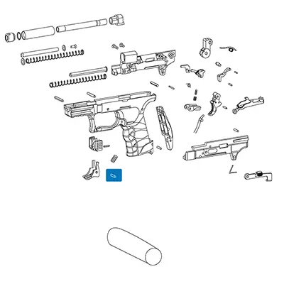 P22 / PK380 PIN 2.5X12
