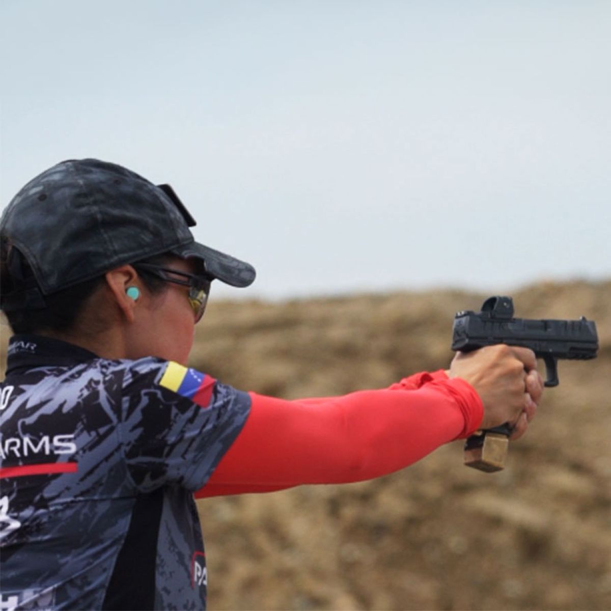 Gabby Franco, a pistol shooter focused on practical shooting competitions, AKA running and gunning.